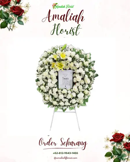 Krans Bunga Duka Grogolbeningsari